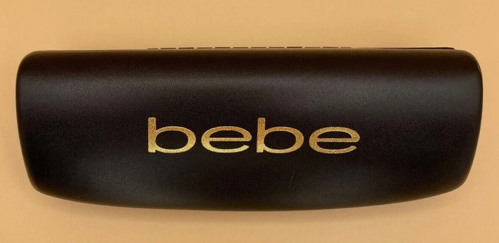 Pre-owned Bebe Black Hard Eyeglass/Sunglasses Case